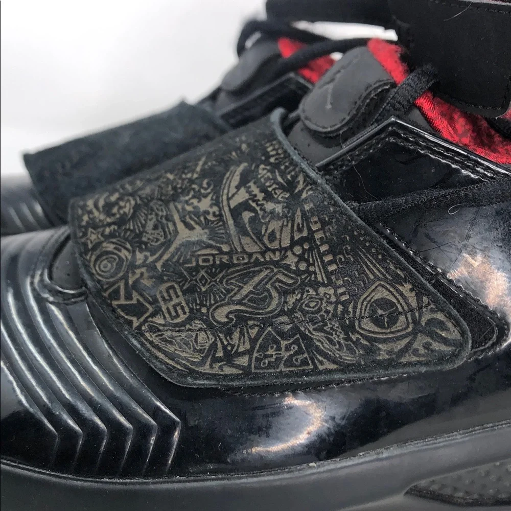 Air Jordan 20 XX Retro Stealth 2015 Black Red 310455-002 Men’s Sneakers - Size 9